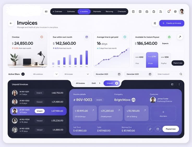 Billing Solutions Dashboard
